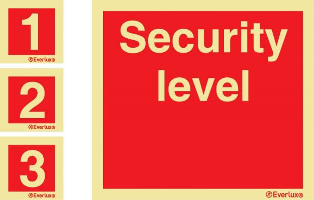 Security level sign 